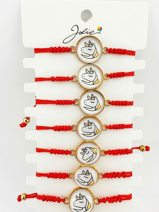 Women's Martisor Bracelet Jolie Unicorn Model Set 12 Pieces Alloy Pendant Print Adjustable Braided Cord Multicolor Women's Martisor Bracelet Jolie Unicorn Model Set 12 Pieces Alloy Pendant Print Adjustable Braided Cord Multicolor