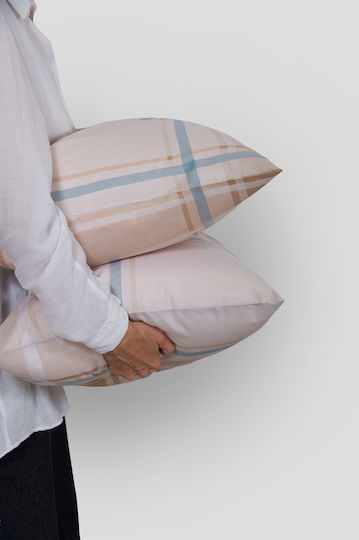 Biokarpet Throw Pillow Case Naf Naf Summit 153 Andes Beige Set of Throw Pillow Cases