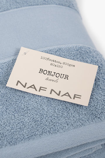 Biokarpet Bath Towel Naf Naf Bonjour Sky 50x100