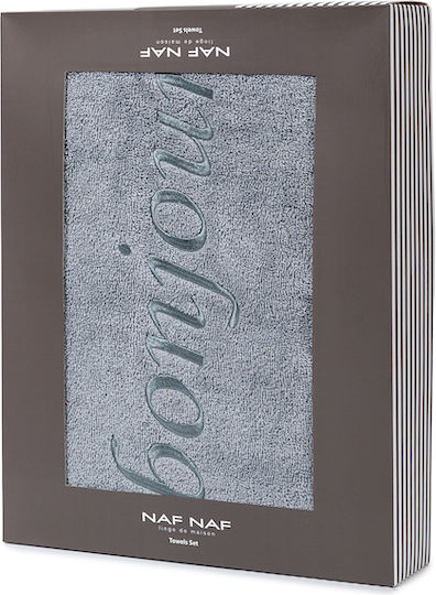 Biokarpet Bath Towels Set of 2 Pieces Bonjour Light Grey