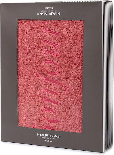 Biokarpet Bath Towels Set of 2 Pieces Bonjour Coral Almond
