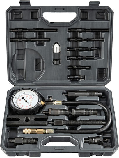 Diesel Compression Pressure Gauge 16pcs Set Pm-mcsd-16t