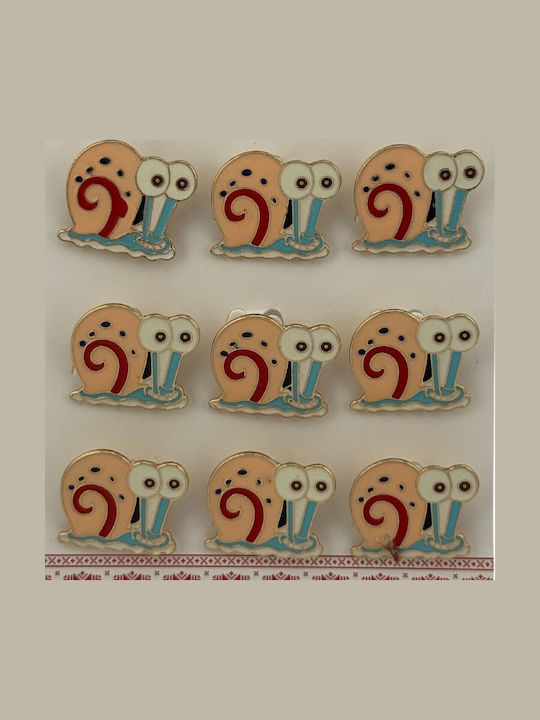 Set 12 Pinuri Martisor Copii Jolie Mel Design Multicolor