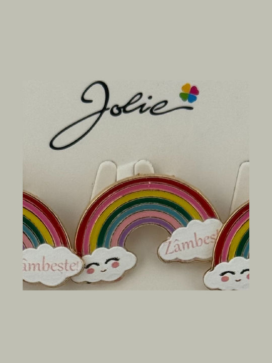 Set 12 Martisor Brooches Children Jolie Rainbow Design Smile Message Multicolor