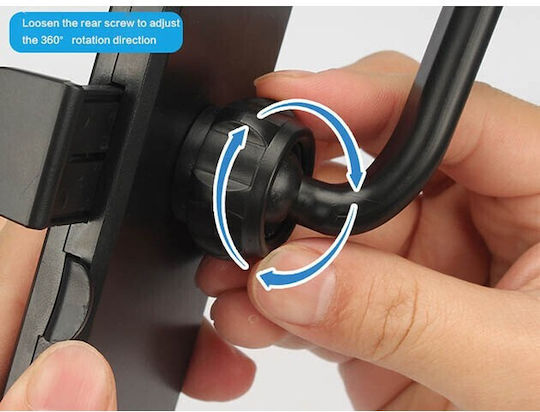 Flippy Suport auto pentru oglinda retrovizoare Rotativ 360 de grade Retractabil Multifuncțional Compatibil cu toate telefoanele mobile Finisaj carbon Negru