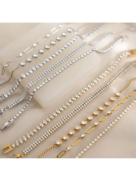 Tennis Bracelet A String Sparkling Stones