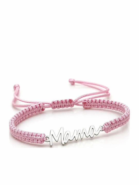 Pink Bracelet Mama Pendant