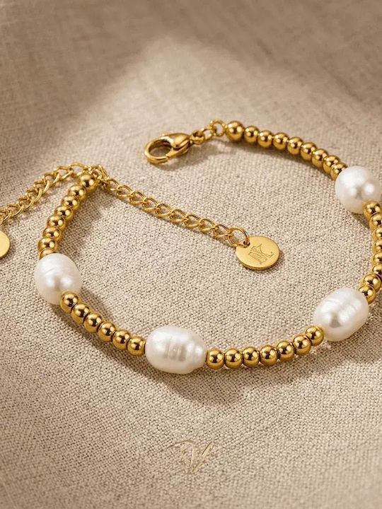 Bracelet Pearly Central Detail