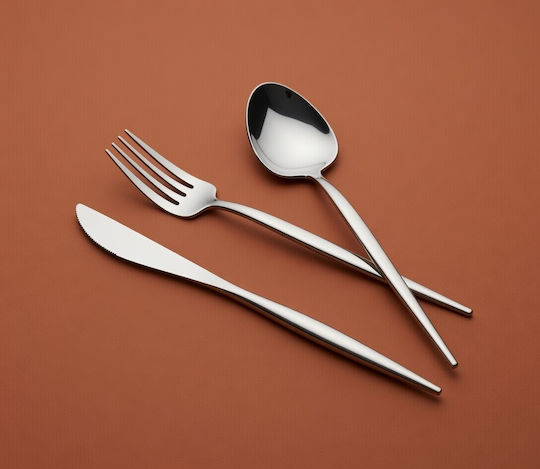 Dinox Lisbon Cutlery Set Stainless Silver 24pcs