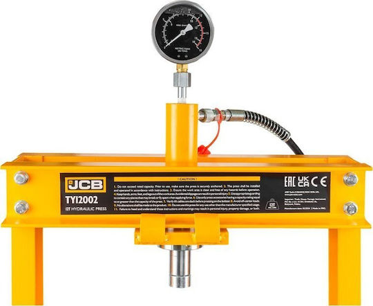 JCB Hydraulic Garage Workshop Press with Maximum Pressure up to 12 Tons