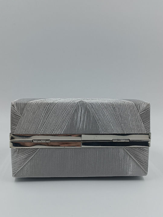 Damentasche Kupplung Silber
