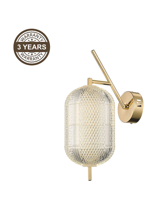 Domoletti Modern Wandleuchte mit Integrierter LED Gold Domoletti Modern Wandleuchte mit Integrierter LED Gold