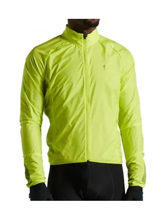 Specialized Herren Fahrrad-Windbreaker-Jacken Langarm Gelb