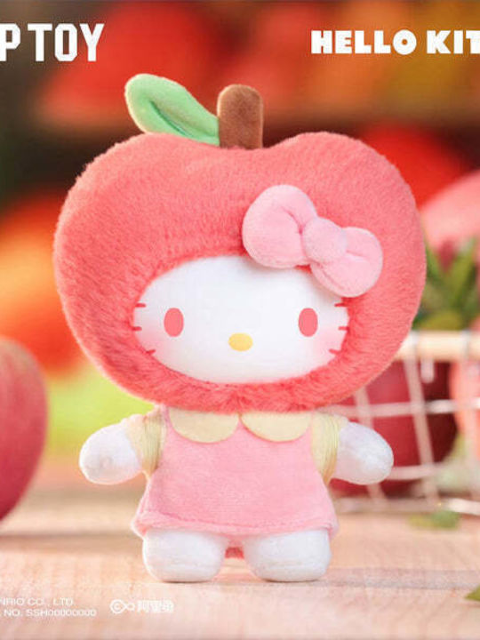 Plüschiger Schlüsselanhänger Hello Kitty Fruity Paradise Blind Box 1 Stück Zufallsauswahl