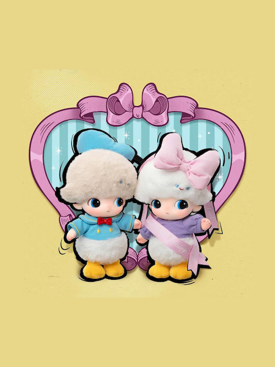Plushy Keychain Pop Mart Dimoo X Dinsey Series Vinyl Plush Keychain Blind Box 1pc Random Selection