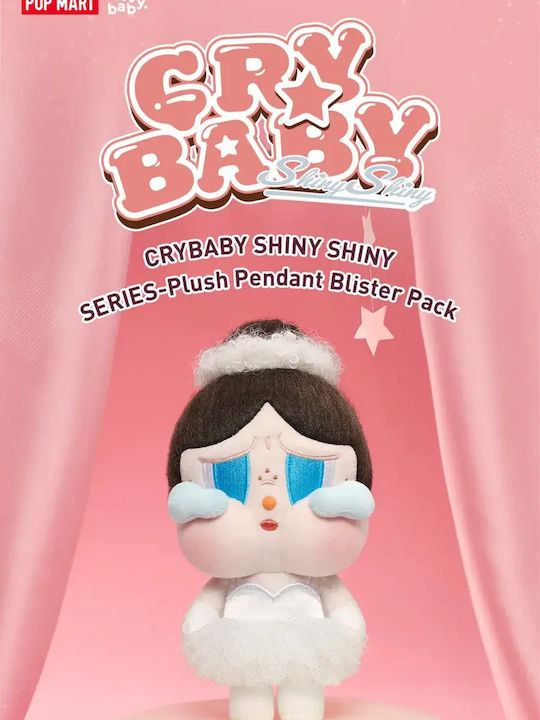 Plushy Keychain Pop Mart Crybaby Shiny Shiny Series Plush Pendant Blister Pack