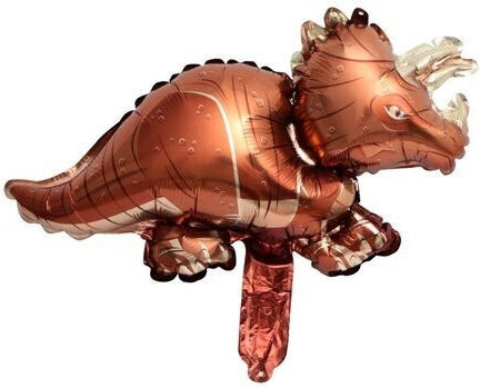 Balon Zi De Naștere Dinozauri Folie Maro 47 cm