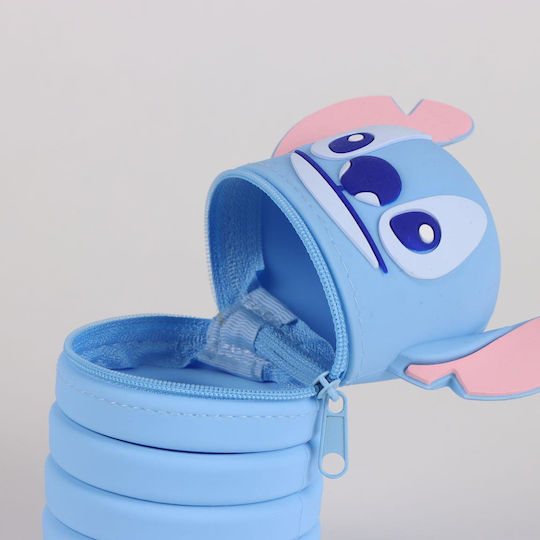 Cerda Disney Stitch Silicone Cylinder Pencil Case Various Designs/Colours