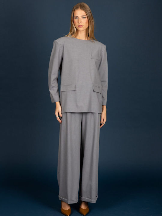 Women's Grey Blouse