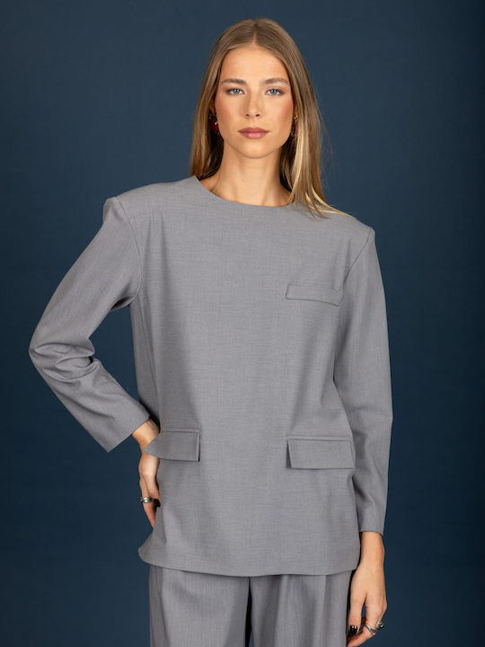 Women's Grey Blouse