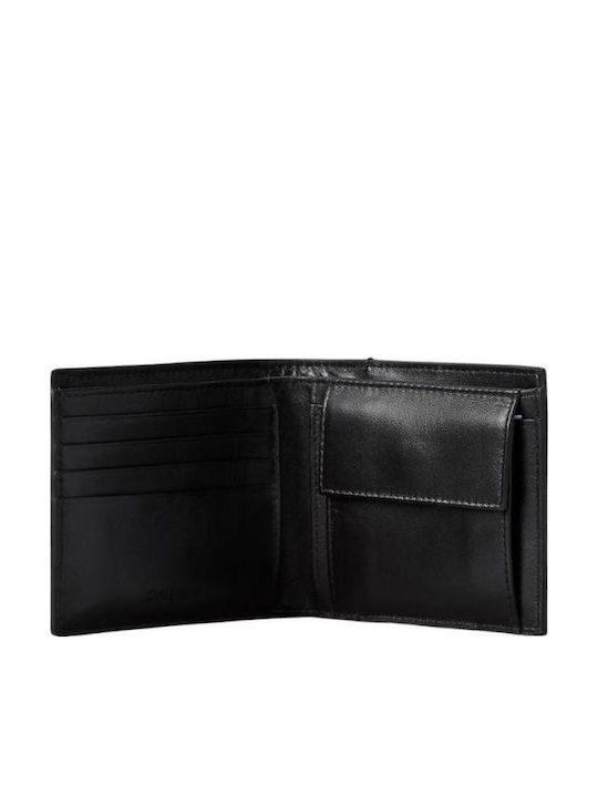 Set Leather Men's Wallet Black