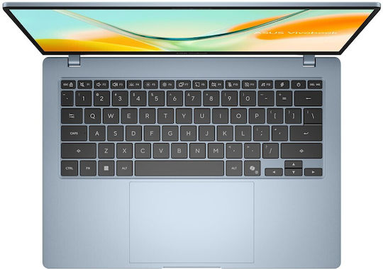 Asus Vivobook S14 S5408QA-TM274W 14" IPS FHD+ (Snapdragon-X1-26-101/8GB/256GB SSD/W11 Home) (Tastatură Engleză Internațională)