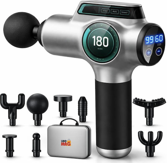 Linomag Linomag Elektrische Massager für Nacken, Rücken, Beine & Körper mit Vibration Silber