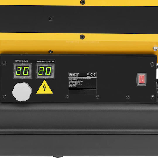 MSW Βιομηχανικό Αερόθερμο Πετρελαίου 20kW