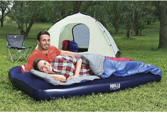 Bestway Aufblasbare Camping-Luftmatratze Einzel mit Integrierter Handpumpe 185x76x22cm