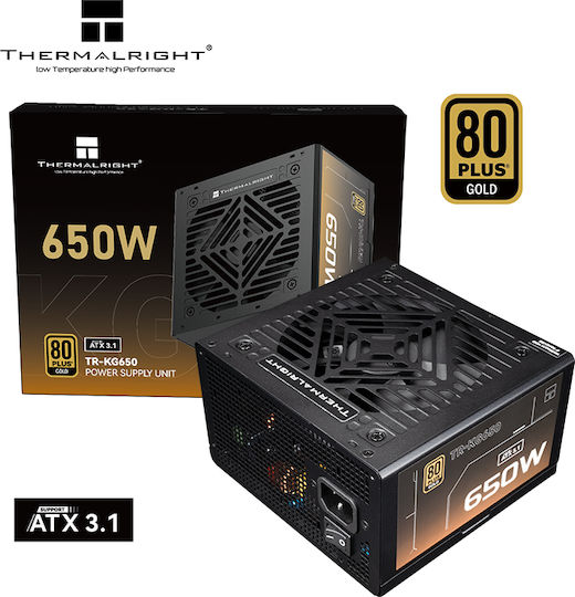 Thermalright TR-KG650 650W Negru Sursă de Alimentare Complet Modulară 80 Plus Gold
