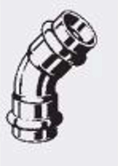 Viega Elbow 45° Two Flanges 22mm 292 355