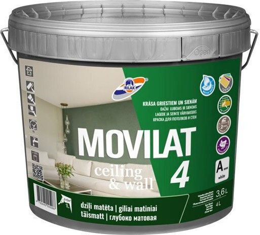 Rilak Acryl Wasser 3.6lt Movilat-4 Base A Matt