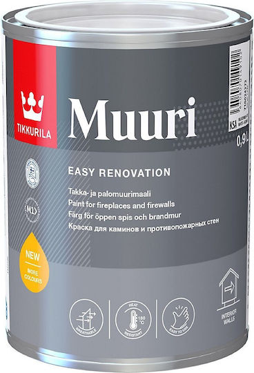 Tikkurila 0.9л Черен Мат