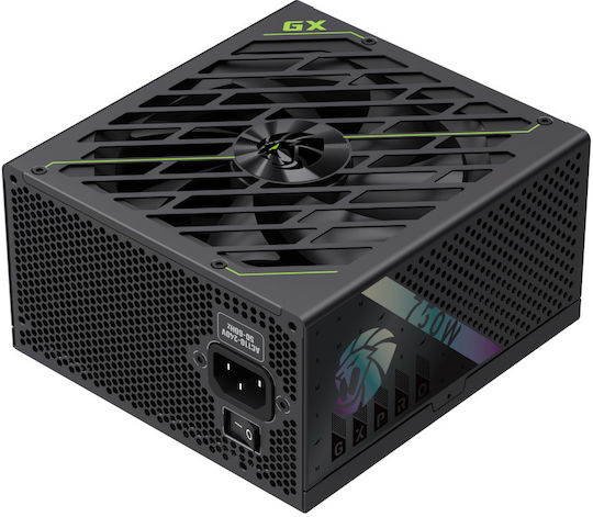 GameMax GX PRO 750G 750W Black Power Supply Full Modular 80 Plus Gold
