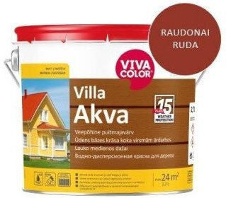 VivaColor Πλαστικό Χρώμα για Εξωτερική Χρήση Redbr 2.7lt