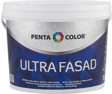 Pentacolor Vopsea Plastică Pentru Utilizare Externă Pentacolor Ultra Fasad W 5lt