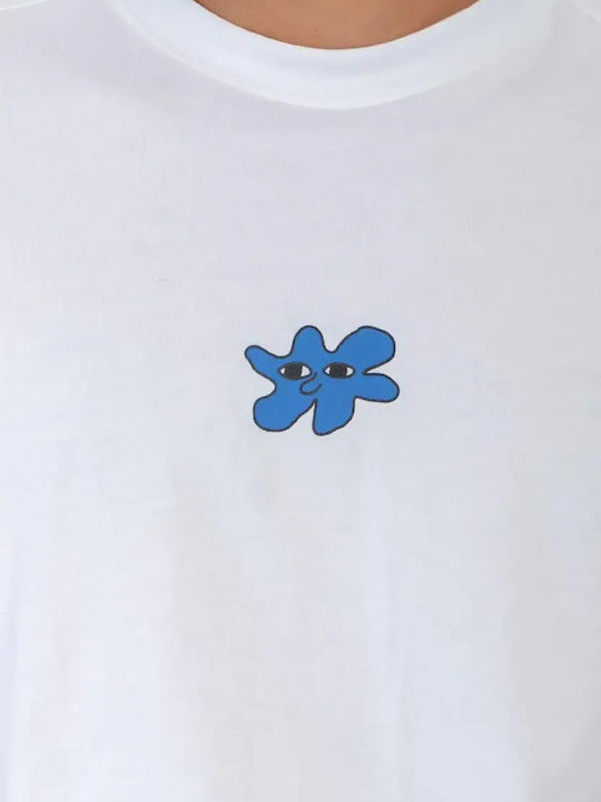 Short Sleeve White Blouse