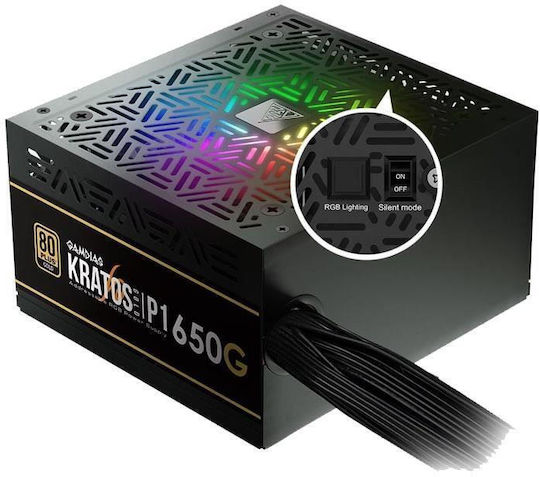Kratos P1 650W Μαύρο Τροφοδοτικό Υπολογιστή Full Wired 80 Plus Bronze