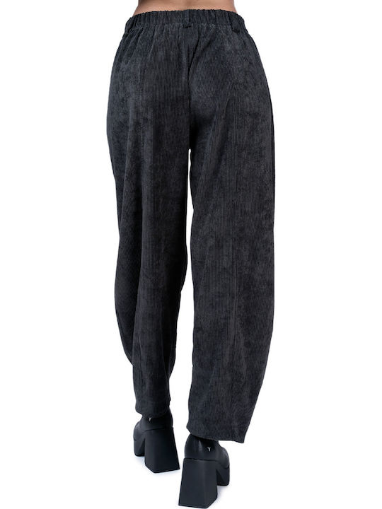 Moutaki Women's Fabric Trousers Black