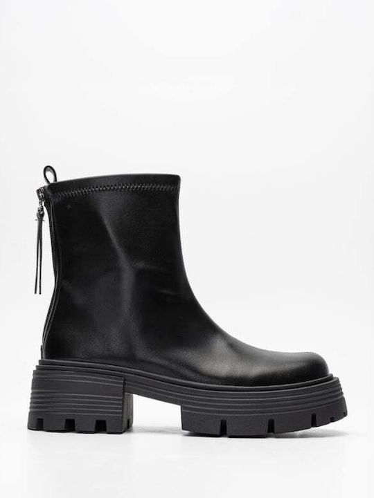 Damen Stiefeletten Schwarz