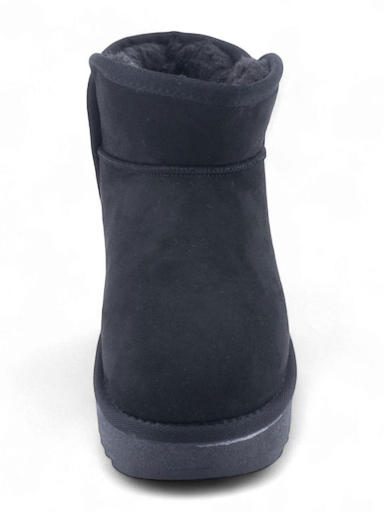 370021 Women's Ankle Boots with Fur Black