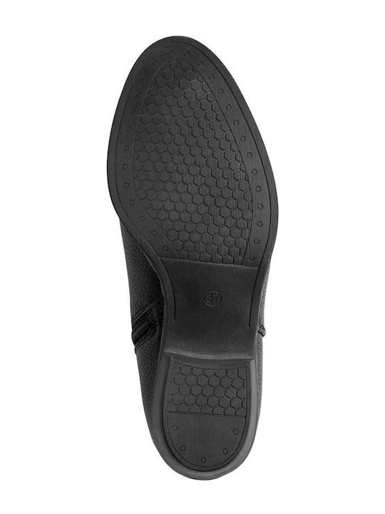 Women's Ankle Boots with Medium Heel Black