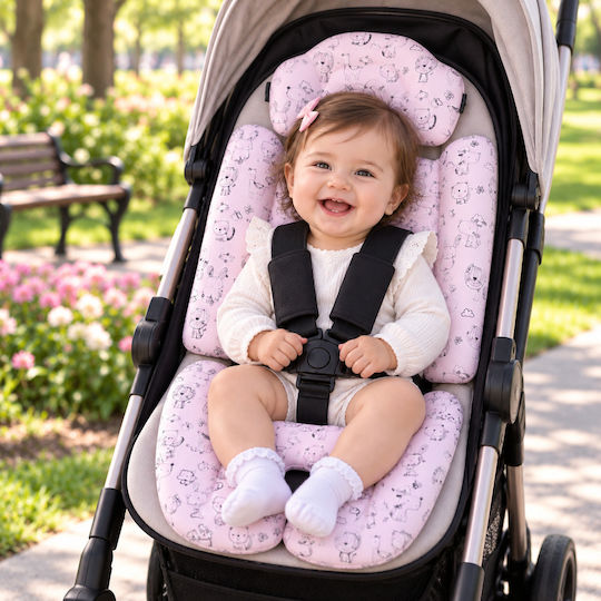 Queen Mother Stroller Mattress Pink