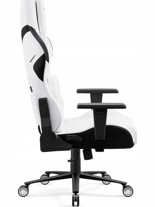 Diablo X.One Prime Gaming Chair in Artificial Leather with Adjustable Arms Ghosted White