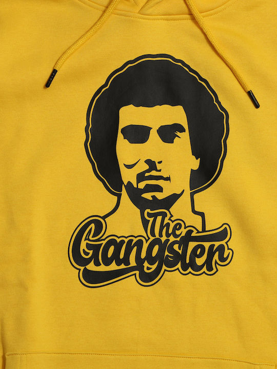 Sweatshirt mit Kapuze Gelb
