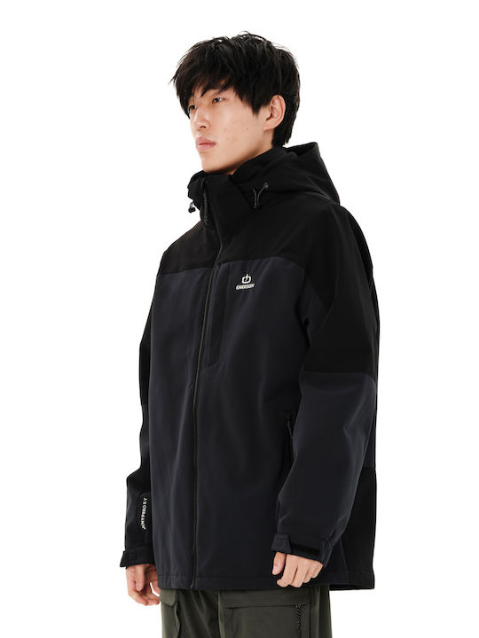 Emerson Мъжко яке Водоустойчиво Ebony/Black