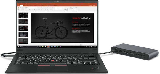 Lenovo USB-C Docking Station with Grey (40B30090DK)