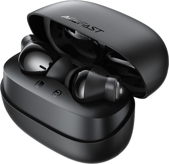 Acefast W8 In-Ear Bluetooth Handsfree Headphones with Sweat Resistance and Charging Case Black