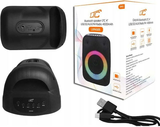LTC RGB LXPA505 Bluetooth Speaker 10W With Radio Black