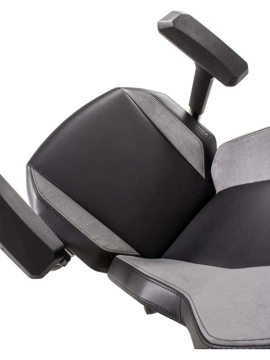 Quersus Vaos.3.2 Leather Gaming Chair with Adjustable Arms Titanium Grey